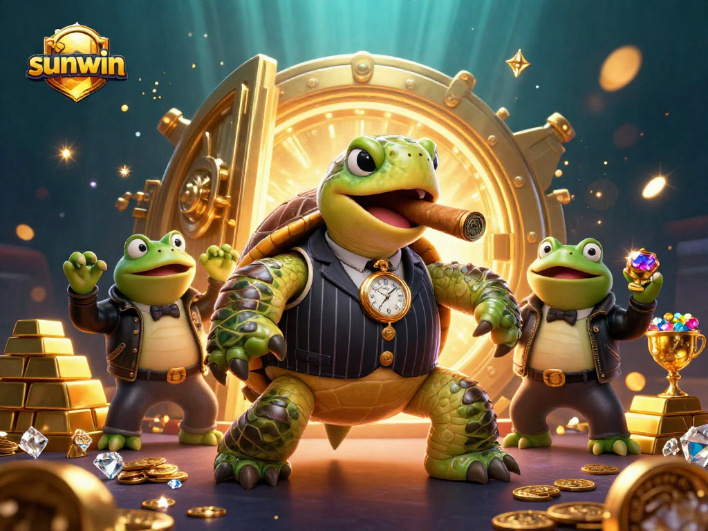 Join the adventure with sunwin as the snapping turtle and bullfrog enforcers light up the casino!