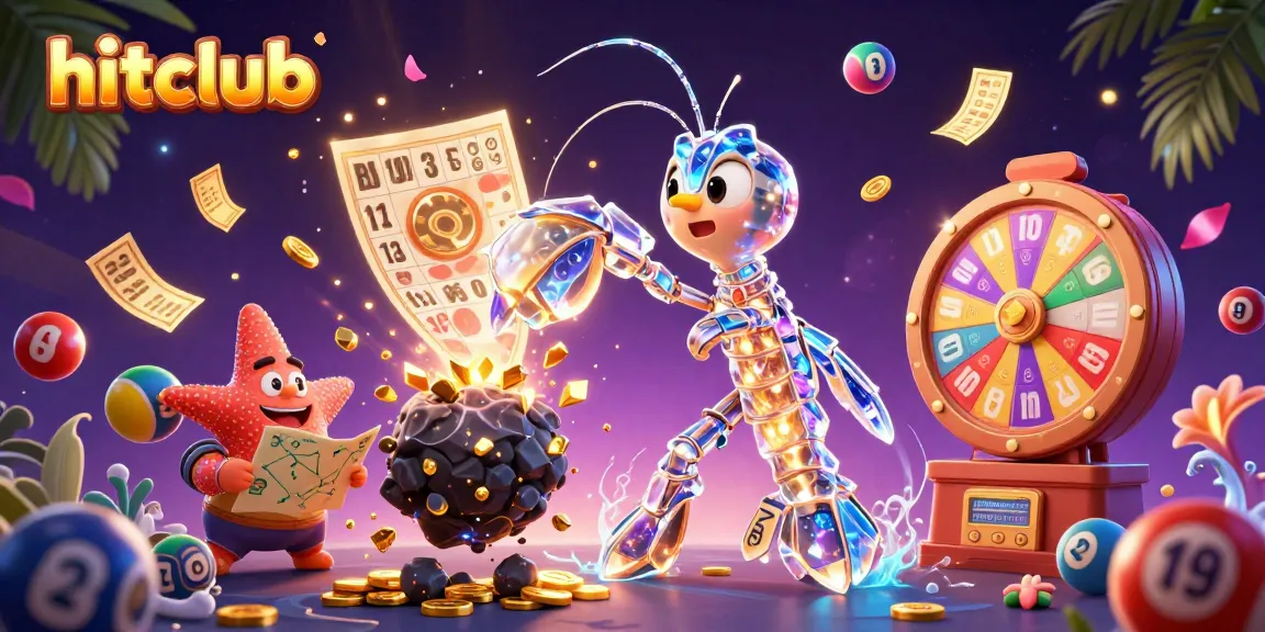 Hitclub offers thrilling games, showcasing vibrant visuals of a galactic samurai amidst explosive action!