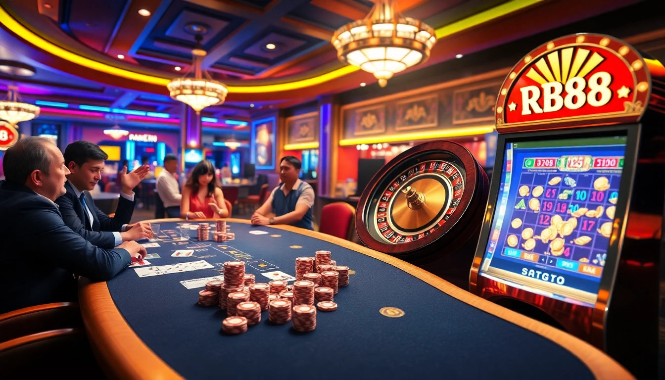 Experience thrilling gaming action at https://rr88me.com/ with immersive poker, vibrant roulette, and exciting slot machines.