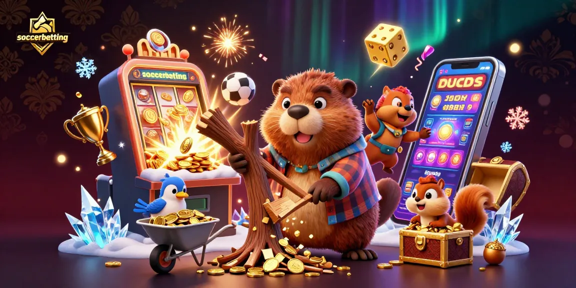 Experience soccerbetting strategies in vibrant 3D illustration with dynamic casino elements.