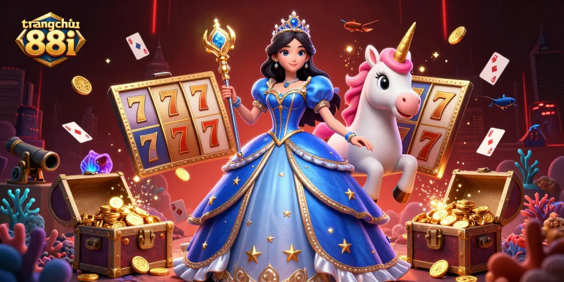 Experience the thrill of gaming at trang chủ 88i with a captivating 3D illustration of slot excitement and fantasy.