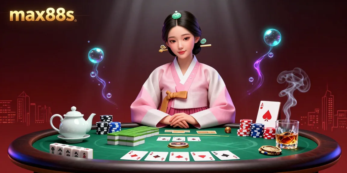 Experience exciting gameplay and winning moments at max88s with vibrant poker scenes and traditional elements.
