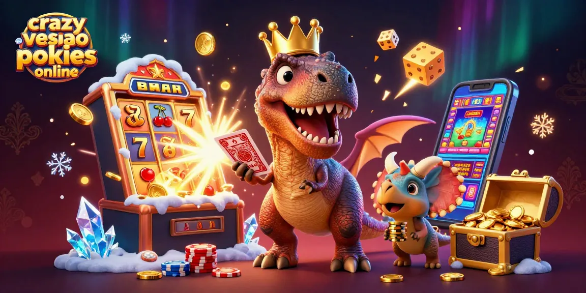 Spin to win with crazy vegas casino pokies online in a vibrant 3D casino scene.